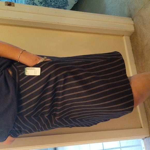NWT Pinstripe A-line. Miss Patina Large - Picture 10 of 10